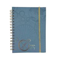 Uniti Travel Notebook Spiral Hardcover A5 Blue Mid