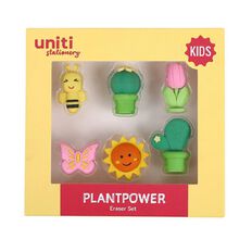 Uniti Kids Plant Power Eraser Set