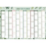 WS 2026 Wall Planner 1000mm x 700mm Green