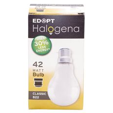 Edapt Halogena B22 Classic Light Bulb 42w