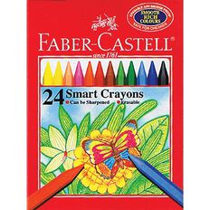 Faber-Castell Smart Crayons 24 Pack