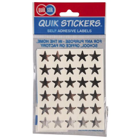 Quik Stik Labels Stars 150 Pack