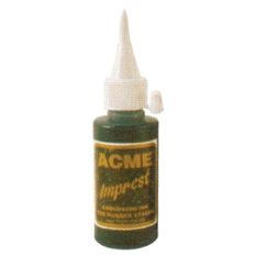 Acme Ink Rubber Stamp Blue 50ml Blue