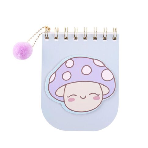 Uniti Kids Playful Simplicity Spiral Mushroom Notepad