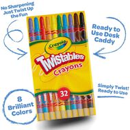 Crayola 32 Pack Twistable Crayon Deskpack