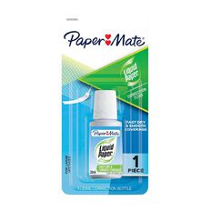 Paper Mate Liquid Paper Bottle & Brush 20ml 1 Pack