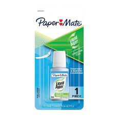 Paper Mate Liquid Paper Bottle & Brush 20ml 1 Pack
