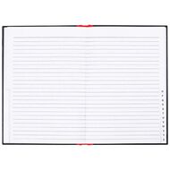 Milford Notebook Indexed 100 Leaf Red/Black A5