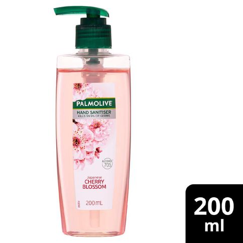 Palmolive Cherry Blossom Hand Sanitiser Pump 200ml