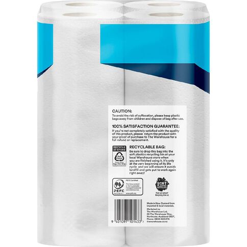 Paper Towel White 60 Sheet Tall 4 Pack
