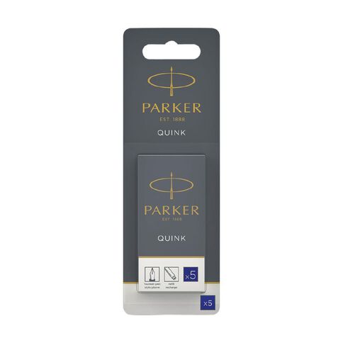 Parker Parker Long Cartridge 5 Pack Blue Mid