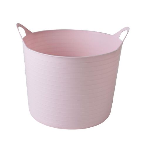 Living & Co Round Flexi Tub Pink Light 26L