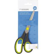 WS Scissors Soft Grip 7 inch Grey Mid