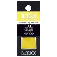 BLOCKX Watercolour Half Pan S3 314 Lemon Yellow Yellow
