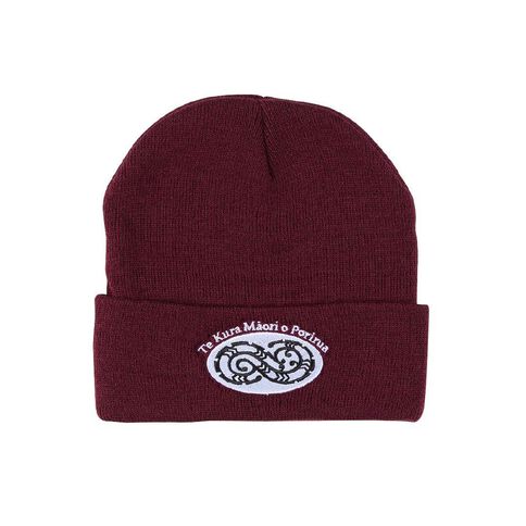 Schooltex Te Kura Maori O Porirua Beanie with Embroidery