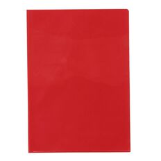 WS L-Shaped Pockets 10 Pack Red A4