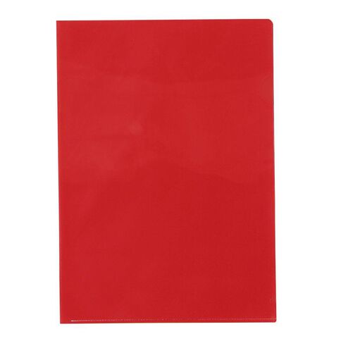 WS L-Shaped Pockets 10 Pack Red Red Mid A4