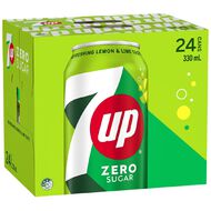 7up Zero Sugar 330ml x 24 pack