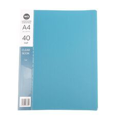 WS Colour Pop Clearbook 40 Page Teal