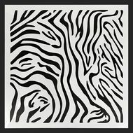 Uniti Stencils Animal Print 4 Set 12 inch