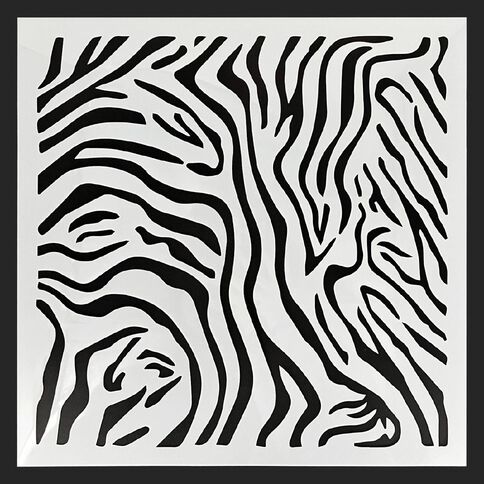 Uniti Stencils Animal Print 4 Set 12 inch