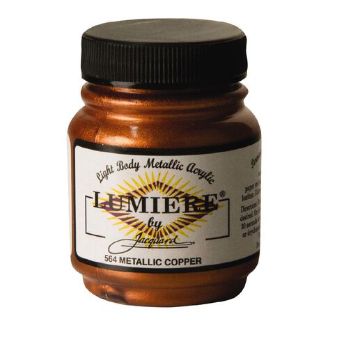 Jacquard Lumiere Acrylic Paint Metallic Copper 66.54ml