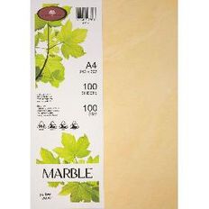 Direct Paper Marble Paper 100gsm Yellow A4 100 Pack