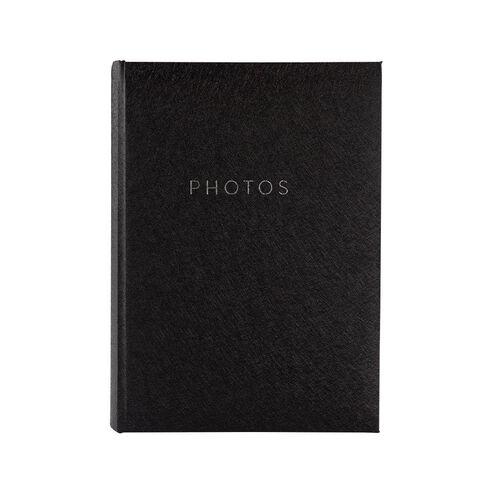 Living & Co Photo Album 300 Pockets 4in x 6in Black 4in x 6in