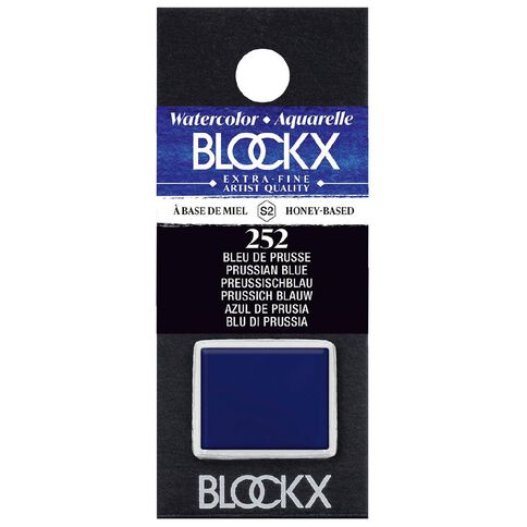BLOCKX Watercolour Half Pan S2 252 Prussian Blue