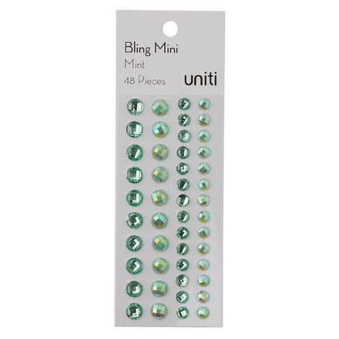 Uniti Bling Mini 48 Pieces Mint