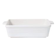 Living & Co Ceramic Baker Square White 29cm x 25cm x 7cm