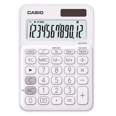 Casio MS20UCWE Desktop 12 Digit Calculator White