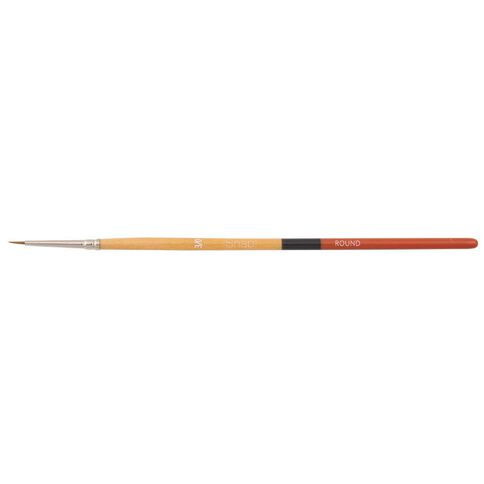 Princeton Snap Brush Short Handle Taklon Round 3/0 Gold