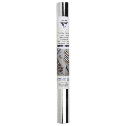 Clairefontaine Clairefontaine Sewing Paper 48 x 100cm Silver