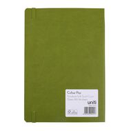 Uniti Colour Pop Notebook Soft Touch Cover Green A5