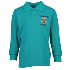 Schooltex Camberley Long Sleeve Polo with Embroidery