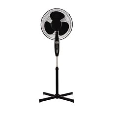 Living & Co Pedestal Fan with Timer - 40cm Black