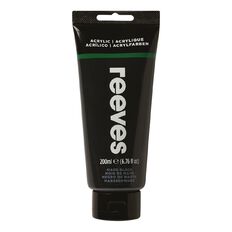 Reeves Fine Acrylic Mars Black 630 200ml