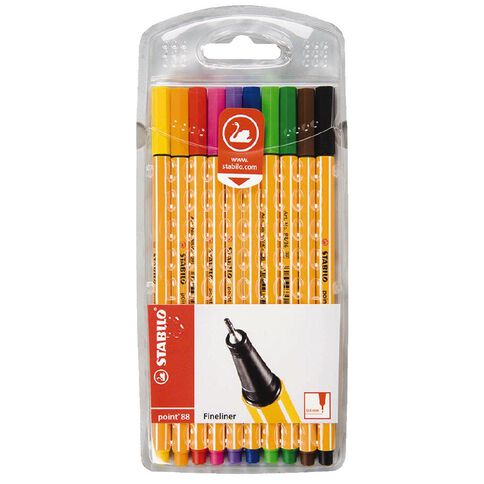 Stabilo Stabilo Pen Point 88 10 Pack Assorted