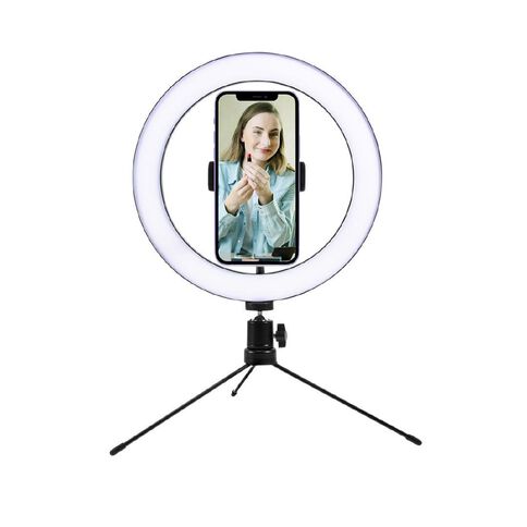 Tech.Inc 10 inch Selfie Ring Light with Tripod & Bluetooth Remote