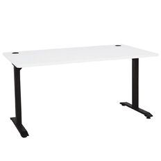 Jasper J Emerge Metal Leg Desk 1500 /Ironstone White