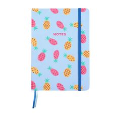 Kookie Pineapple A5 Notebook Blue