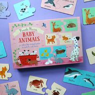Baby Animals Match and Learn Box 60 Piece