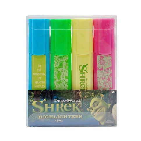 Shrek Highlighters 4 Pack