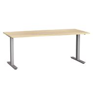 Agile Desk 1800 Atlantic Oak/Silver