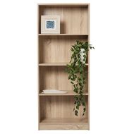 Living & Co Mason Bookcase 4 Tier Oak Look