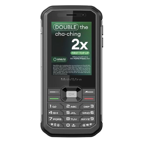 Mobiwire Ogima 4GB 4G Locked SIM  Bundle Black