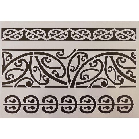 Fivestar Stencil Maori Designs A4