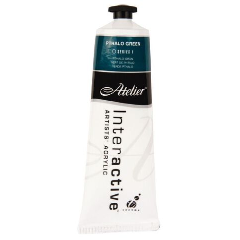 Atelier S1 Acrylic Paint Phthalo Green 80ml