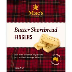 Mac's Shortbread Fingers 130g